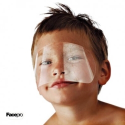 Facepro osłonki na twarz podczas strzyżenia 50 sztuk